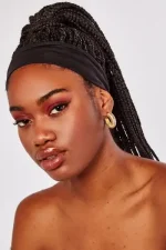 basic wide headband black