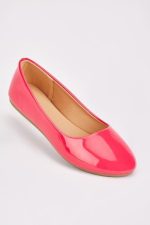 pu ballet pumps fuchsia 189173 5
