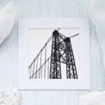 Bodie Creek Bridge papercut Falkland Islands Falklands papercutting suspension worlds most southerly paperart